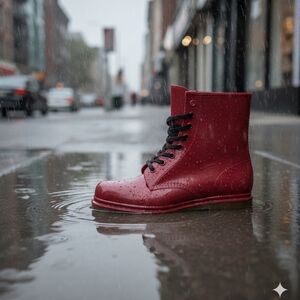 Ruby Rd. Red Women's Rain Boots